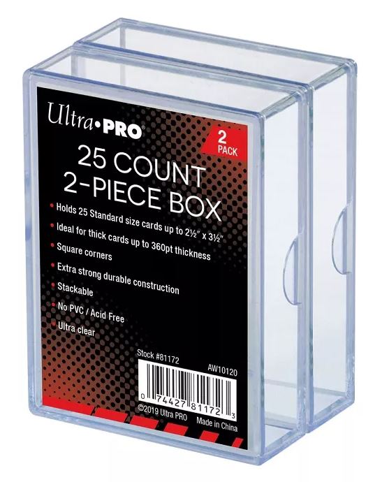 Plastová krabička Ultra Pro na 25 karet 2dílná, 1 ks
