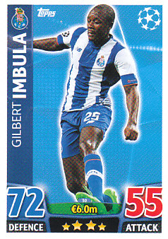 Gilbert Imbula FC Porto 2015/16 Topps Match Attax CL #30