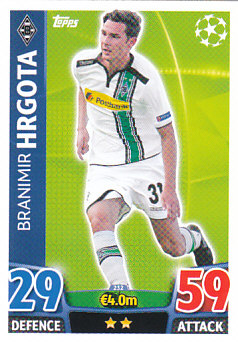 Branimir Hrgota Borussia Monchengladbach 2015/16 Topps Match Attax CL #232