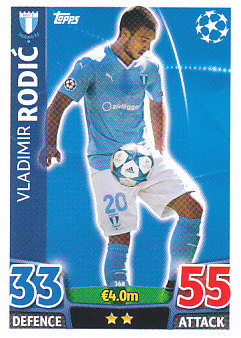 Vladimir Rodic Malmo FF 2015/16 Topps Match Attax CL #368