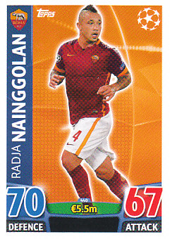Radja Nainggolan AS Roma 2015/16 Topps Match Attax CL #440