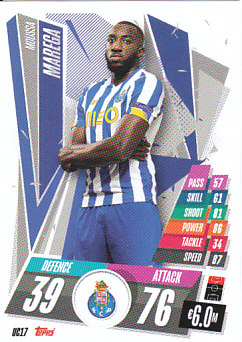 Moussa Marega FC Porto 2020/21 Topps Match Attax CL Update Update Card #UC17