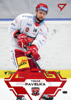 Tomas Pavelka Hradec Kralove Tipsport ELH 2023/24 SportZoo 1. serie Goal Light /60 #24