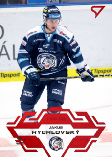 Jakub Rychlovsky Liberec Tipsport ELH 2023/24 SportZoo 1. serie Goal Light /60 #106