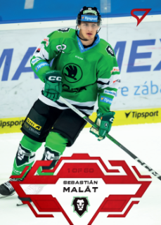Sebastian Malat Mlada Boleslav Tipsport ELH 2023/24 SportZoo 1. serie Goal Light /60 #175