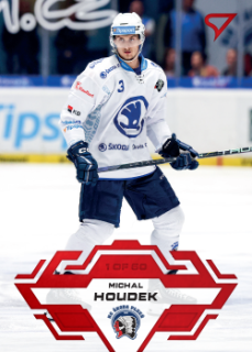 Michal Houdek Plzen Tipsport ELH 2023/24 SportZoo 1. serie Goal Light /60 #202
