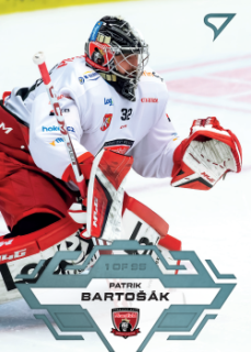Patrik Bartosak Hradec Kralove Tipsport ELH 2023/24 SportZoo 1. serie Ice Reflection /95 #19