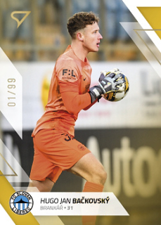 Hugo Jan Backovsky Liberec SportZoo FORTUNA:LIGA 2022/23 2. serie Gold /99 #295