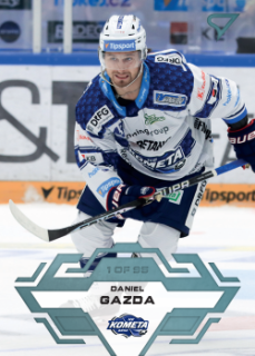 Daniel Gazda Kometa Brno Tipsport ELH 2023/24 SportZoo 1. serie Ice Reflection /95 #112