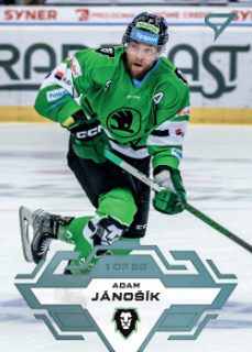 Adam Janosik Mlada Boleslav Tipsport ELH 2023/24 SportZoo 1. serie Ice Reflection /95 #166