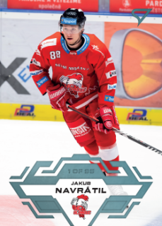 Jakub Navratil Olomouc Tipsport ELH 2023/24 SportZoo 1. serie Ice Reflection /95 #143