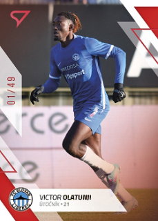 Victor Olatunji Liberec SportZoo FORTUNA:LIGA 2022/23 2. serie Red /49 #304