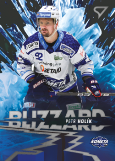 Petr Holik Kometa Brno Tipsport ELH 2023/24 SportZoo 1. serie Blizzard #BL-21