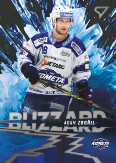 Adam Zboril Kometa Brno Tipsport ELH 2023/24 SportZoo 1. serie Blizzard #BL-22