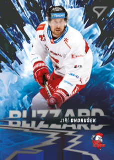 Jiri Ondrusek Olomouc Tipsport ELH 2023/24 SportZoo 1. serie Blizzard #BL-23