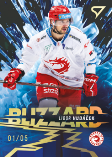 Libor Hudacek Trinec Tipsport ELH 2023/24 SportZoo 1. serie Blizzard /5 #BL-02