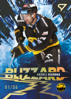 Andrej Kudrna Litvinov Tipsport ELH 2023/24 SportZoo 1. serie Blizzard /5 #BL-30