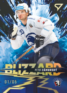 Petr Zamorsky Plzen Tipsport ELH 2023/24 SportZoo 1. serie Blizzard /5 #BL-31