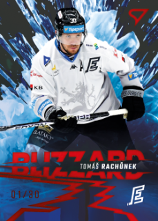 Tomas Rachunek Karlovy Vary Tipsport ELH 2023/24 SportZoo 1. serie Blizzard /30 #BL-26