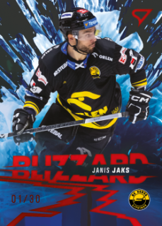 Janis Jaks Litvinov Tipsport ELH 2023/24 SportZoo 1. serie Blizzard /30 #BL-29