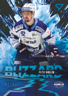 Petr Holik Kometa Brno Tipsport ELH 2023/24 SportZoo 1. serie Blizzard /60 #BL-21