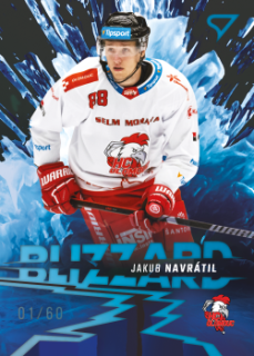 Jakub Navratil Olomouc Tipsport ELH 2023/24 SportZoo 1. serie Blizzard /60 #BL-24