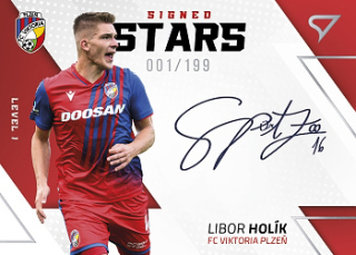 Libor Holik Viktoria Plzen SportZoo FORTUNA:LIGA 2022/23 2. serie Signed Stars - Level 1 /199 #SL1-HO