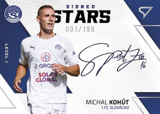 Michal Kohut Slovacko SportZoo FORTUNA:LIGA 2022/23 2. serie Signed Stars - Level 1 /199 #SL1-KO