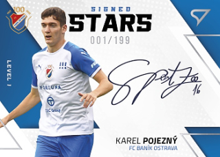 Karel Pojezny Banik Ostrava SportZoo FORTUNA:LIGA 2022/23 2. serie Signed Stars - Level 1 /199 #SL1-PO