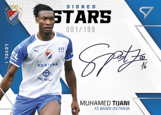 Muhamed Tijani Banik Ostrava SportZoo FORTUNA:LIGA 2022/23 2. serie Signed Stars - Level 1 /199 #SL1-MT