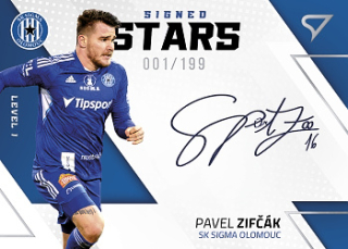 Pavel Zifcak Sigma Olomouc SportZoo FORTUNA:LIGA 2022/23 2. serie Signed Stars - Level 1 /199 #SL1-PZ