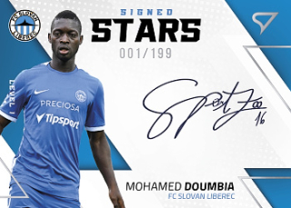 Mohamed Doumbia Liberec SportZoo FORTUNA:LIGA 2022/23 2. serie Signed Stars - Level 1 /199 #SL1-MD