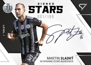 Martin Sladky Ceske Budejovice SportZoo FORTUNA:LIGA 2022/23 2. serie Signed Stars - Level 1 /199 #SL1-MS