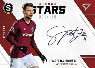 Kaan Kairinen Sparta Praha SportZoo FORTUNA:LIGA 2022/23 2. serie Signed Stars - Level 2 /149 #SL2-KK