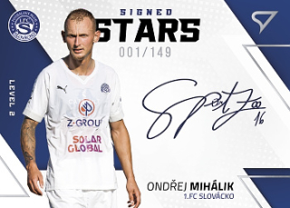 Ondrej Mihalik Slovacko SportZoo FORTUNA:LIGA 2022/23 2. serie Signed Stars - Level 2 /149 #SL2-OM