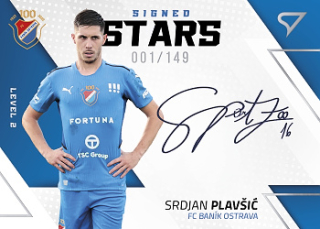 Srdjan Plavsic Banik Ostrava SportZoo FORTUNA:LIGA 2022/23 2. serie Signed Stars - Level 2 /149 #SL2-SP