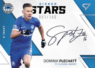 Dominik Plechaty Liberec SportZoo FORTUNA:LIGA 2022/23 2. serie Signed Stars - Level 2 /149 #SL2-DP