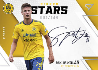 Jakub Kolar Zlin SportZoo FORTUNA:LIGA 2022/23 2. serie Signed Stars - Level 2 /149 #SL2-KA