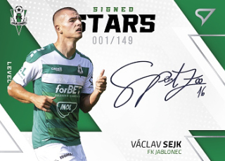 Vaclav Sejk Jablonec SportZoo FORTUNA:LIGA 2022/23 2. serie Signed Stars - Level 2 /149 #SL2-VS
