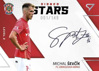 Michal Sevcik Brno SportZoo FORTUNA:LIGA 2022/23 2. serie Signed Stars - Level 2 /149 #SL2-SE