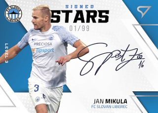 Jan Mikula Liberec SportZoo FORTUNA:LIGA 2022/23 2. serie Signed Stars - Level 3 /99 #SL3-JM