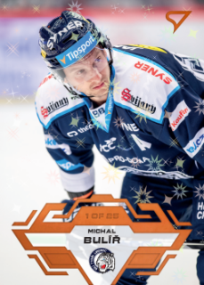 Michal Bulir Liberec Tipsport ELH 2023/24 SportZoo 1. serie Blade Sparks /25 #99