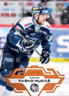 Martin Fasko-Rudas Liberec Tipsport ELH 2023/24 SportZoo 1. serie Blade Sparks /25 #100