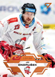 Jiri Ondrusek Olomouc Tipsport ELH 2023/24 SportZoo 1. serie Blade Sparks /25 #130