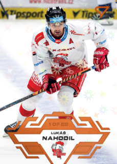Lukas Nahodil Olomouc Tipsport ELH 2023/24 SportZoo 1. serie Blade Sparks /25 #142