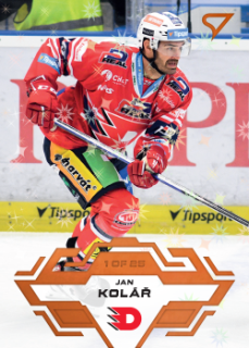 Jan Kolar Pardubice Tipsport ELH 2023/24 SportZoo 1. serie Blade Sparks /25 #42
