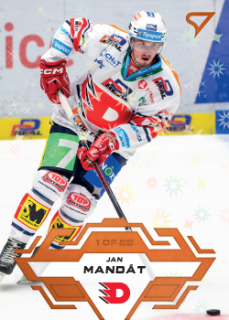 Jan Mandat Pardubice Tipsport ELH 2023/24 SportZoo 1. serie Blade Sparks /25 #49