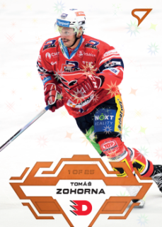 Tomas Zohorna Pardubice Tipsport ELH 2023/24 SportZoo 1. serie Blade Sparks /25 #54