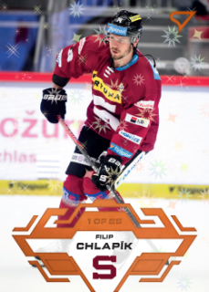 Filip Chlapik Sparta Tipsport ELH 2023/24 SportZoo 1. serie Blade Sparks /25 #85