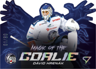 David Hrenak Liberec Tipsport ELH 2023/24 SportZoo 1. serie Magic of the Goalie /80 #MG-08